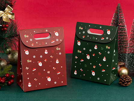 christmas paper bag shopping bags